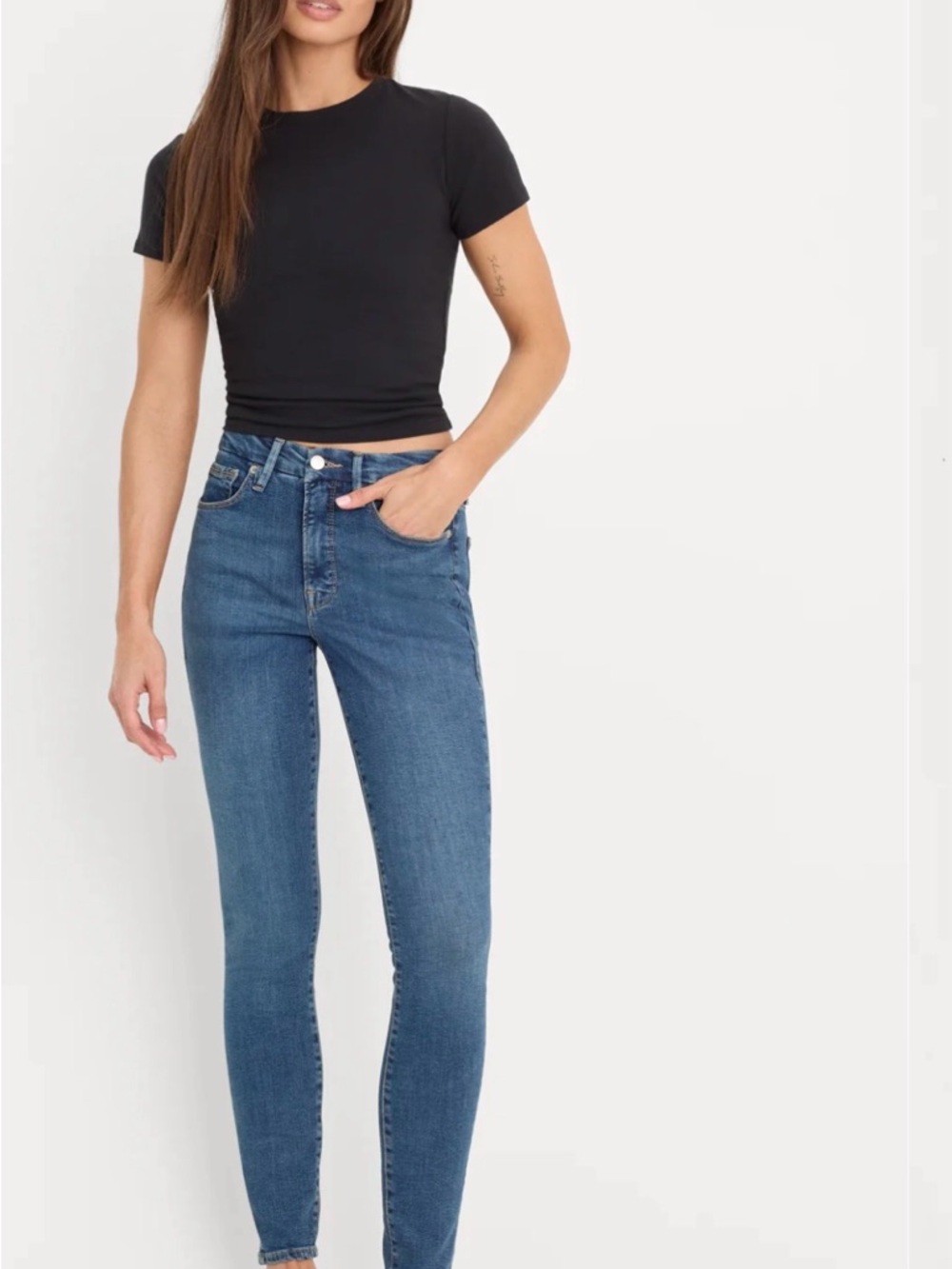 NWOT Good American Good Legs Skinny Jean